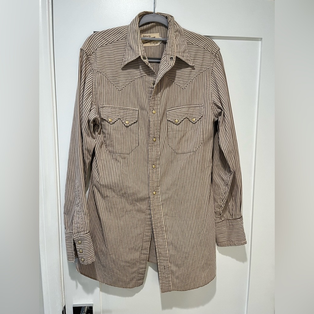Vintage Western Button-Down Shirt
